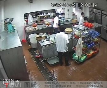 D1效果-廚房白天/晚上紅外模擬監(jiān)控效果錄像演示